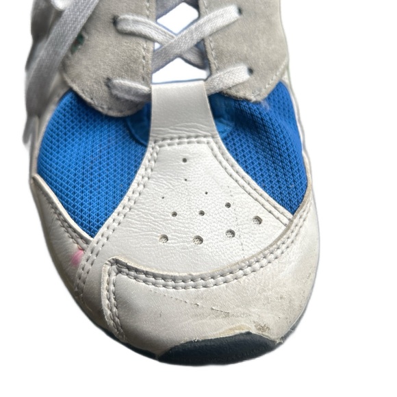 Lacoste Men's Storm Blue and White Sneakers - Picture 7 of 8